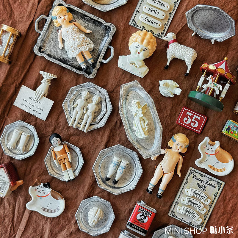 Miniature Vintage Doll Set, Ha - Vintage Collectible And Vintage Dolls recension och pris