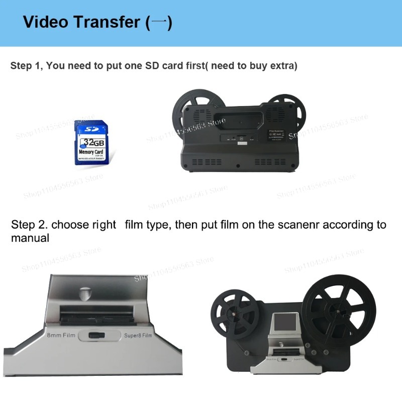 Winait Super 8/8mm Digital Rol - Super 8 Film Reel recension och pris