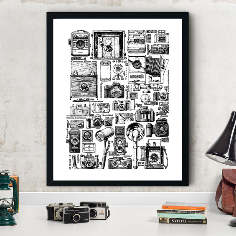 Vintage Camera Collection illu - Collectible Vintage Cameras recension och pris