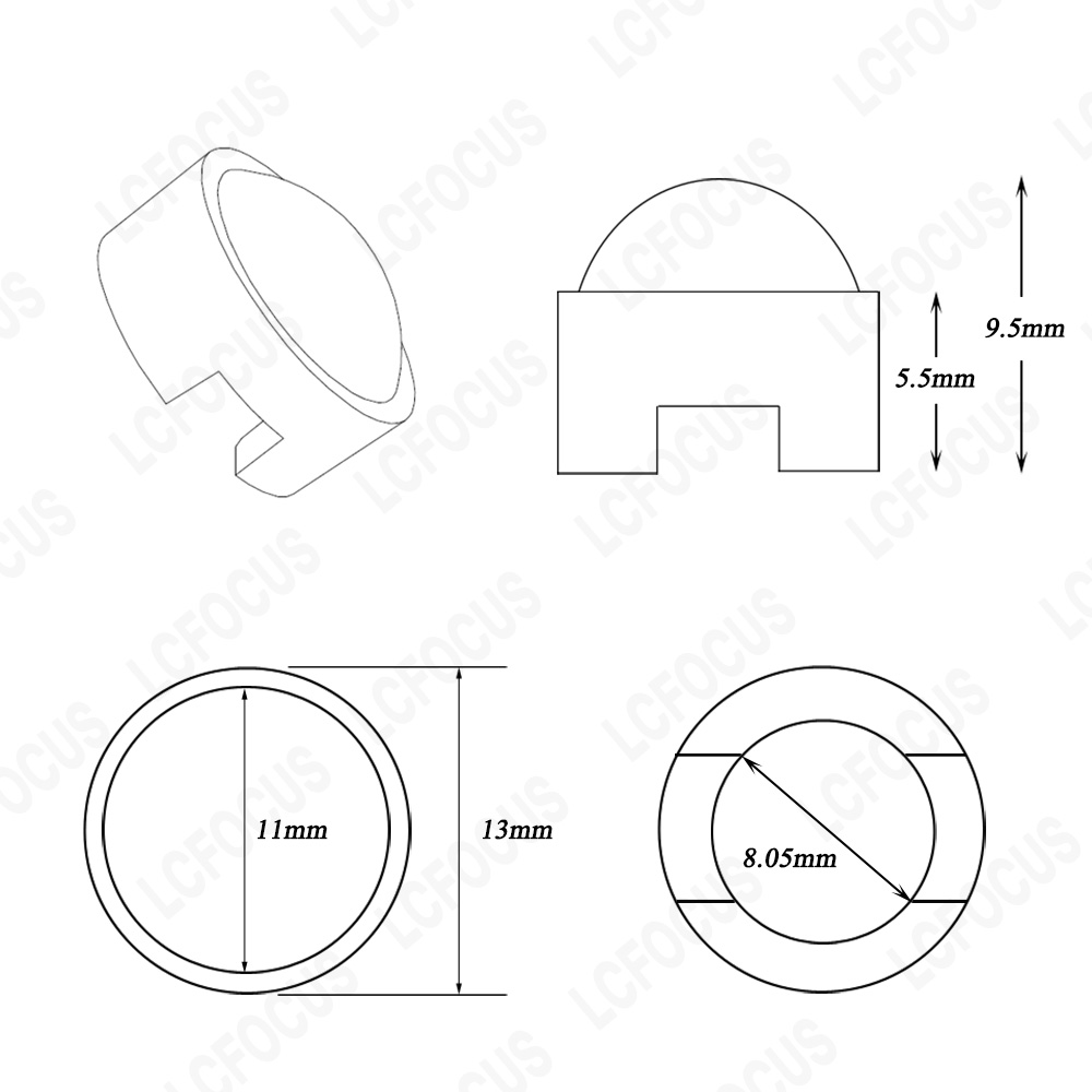 1W 3W 5W Mini LED Lens 15 30 4 - Darkroom Enlarger Lens recension och pris