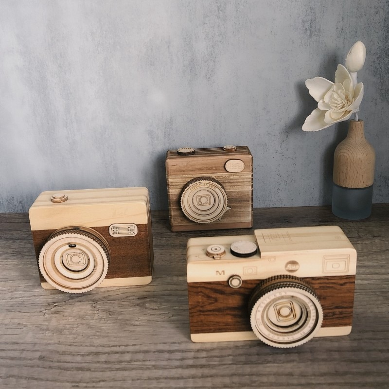 Vintage Wooden Camera Music Bo - Collectible Vintage Cameras recension och pris