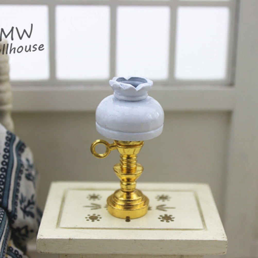 Mini White Lampshade Table Lam - Collectible Vintage Lamps recension och pris