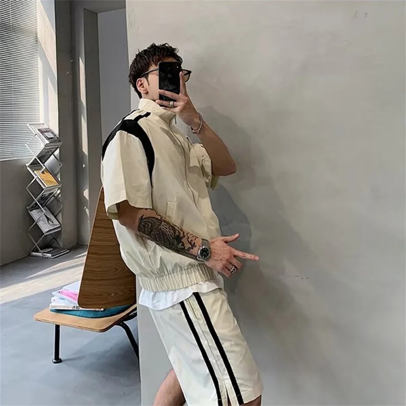 Men Color‑Block Tracksuit Summ - Vintage Zipper recension och pris