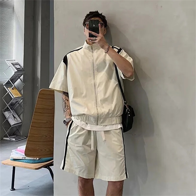 Men Color‑Block Tracksuit Summ - Vintage Zipper recension och pris